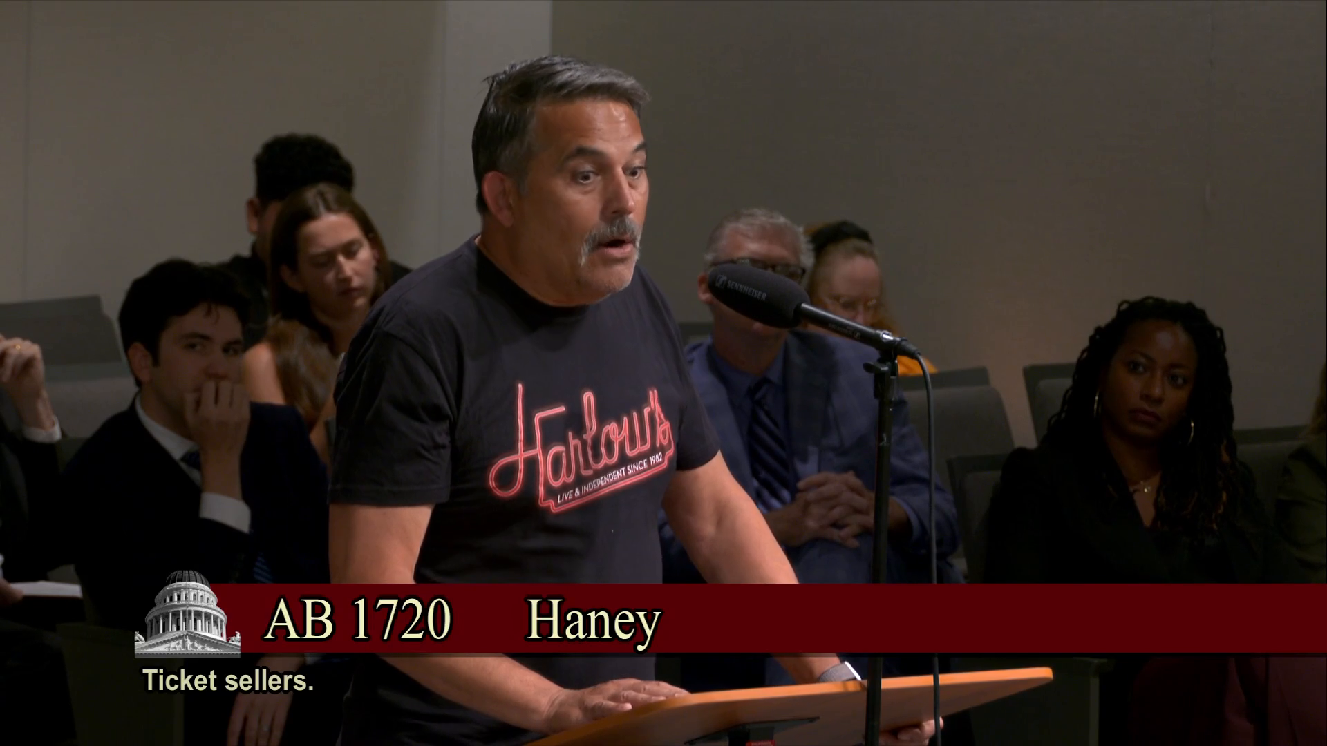 Harlow's AB 1720 documentary reel