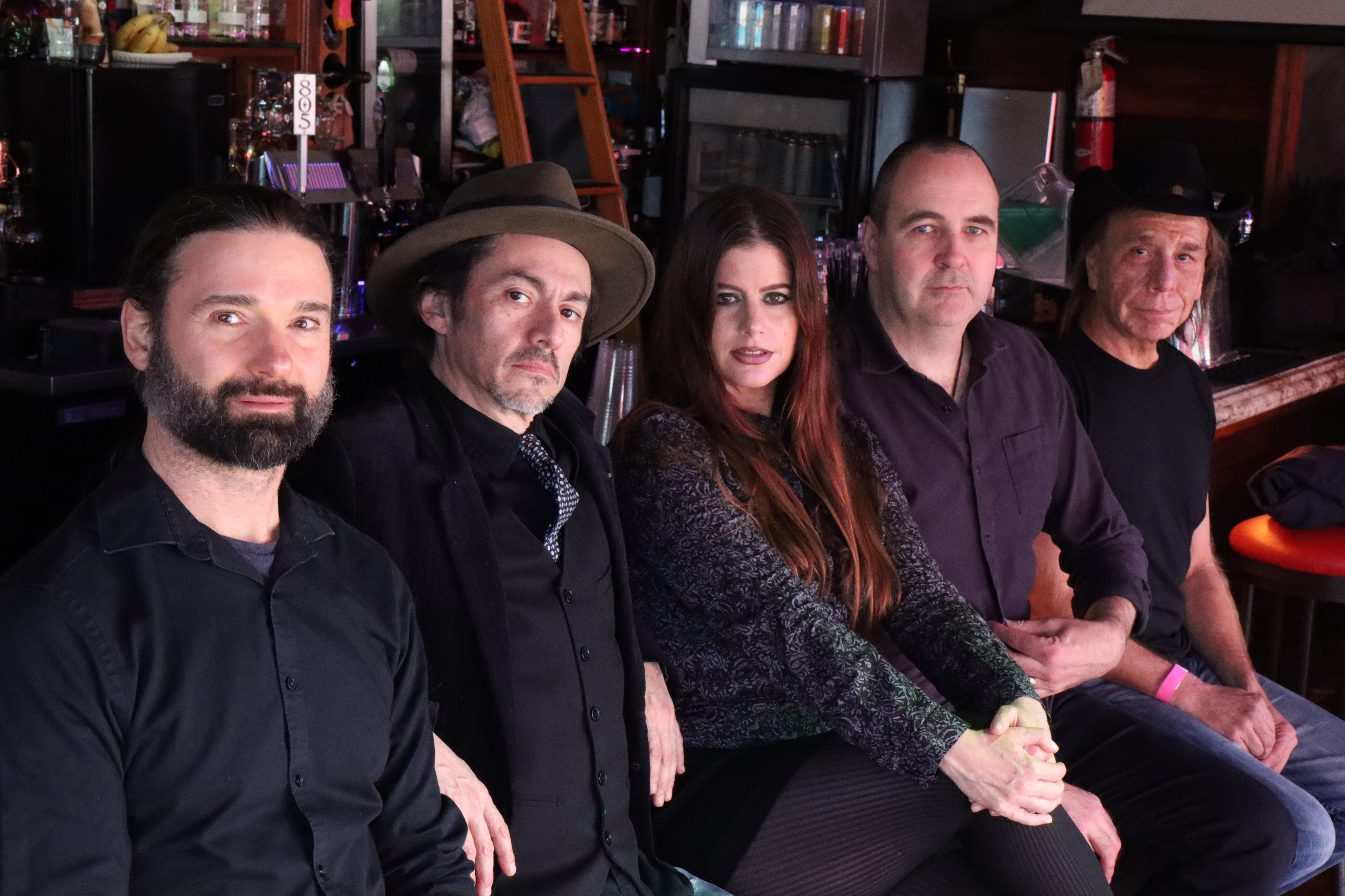 Katie Knipp with her band. Photo by Phil Kampel