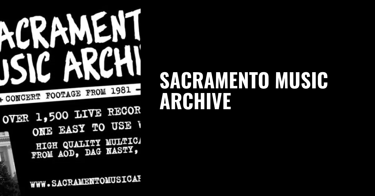 Sacramento Music Archive