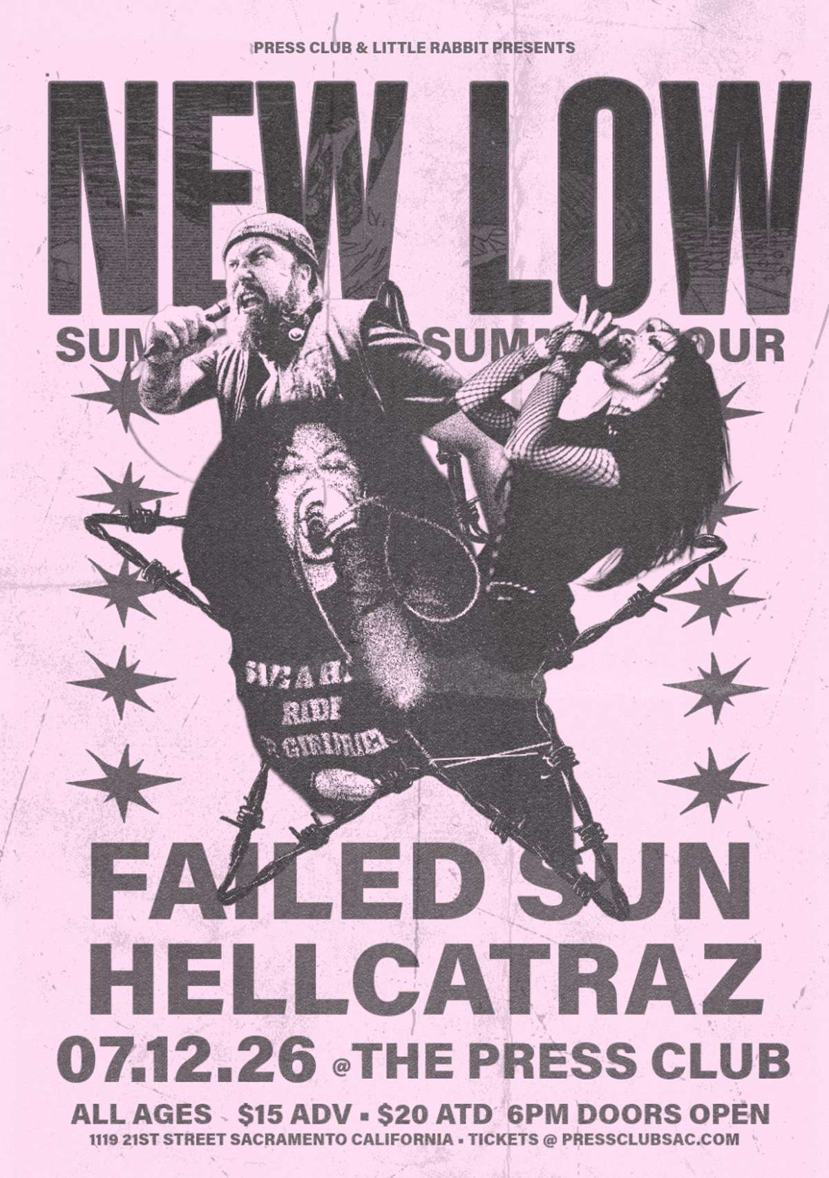 New Low Summer Tour at The Press Club