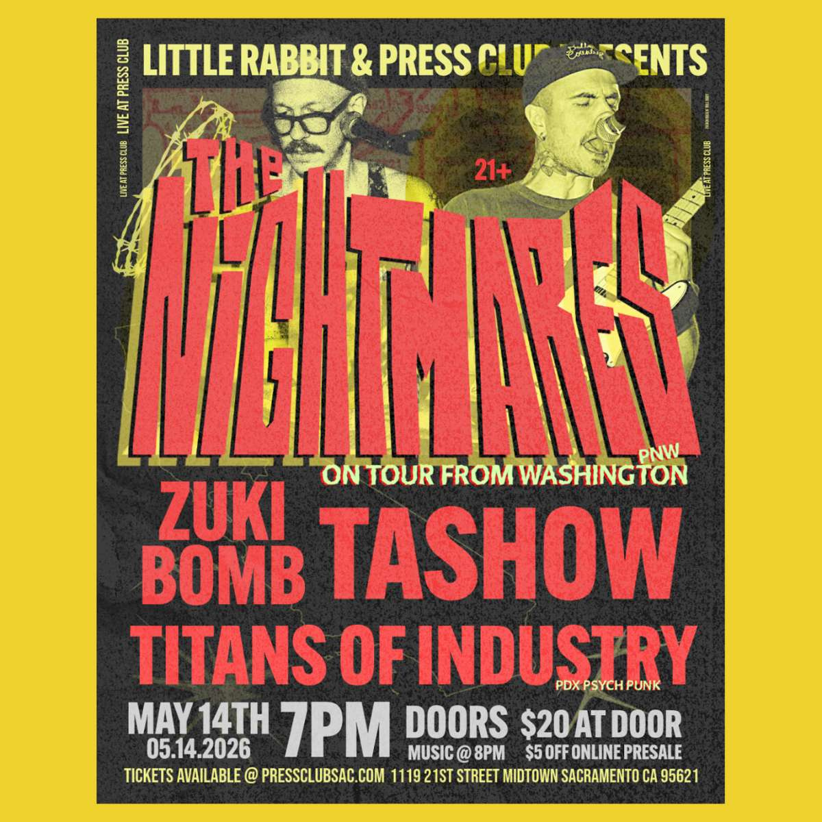 The Nightmares at The Press Club