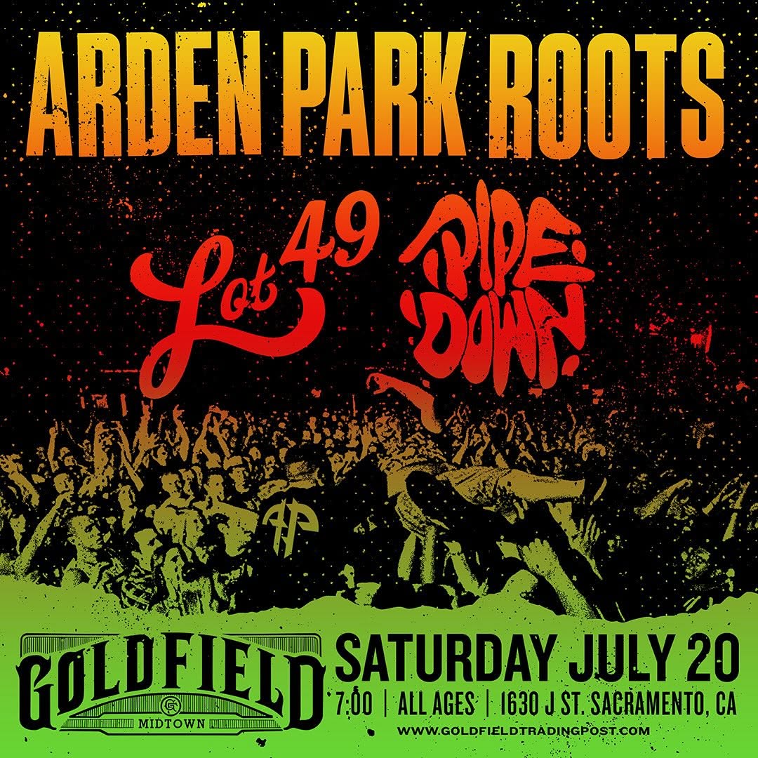 Arden Park Roots show flyer
