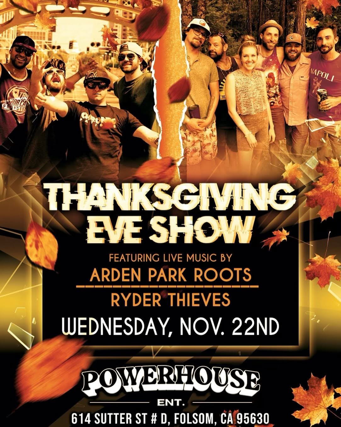 Arden Park Roots show flyer
