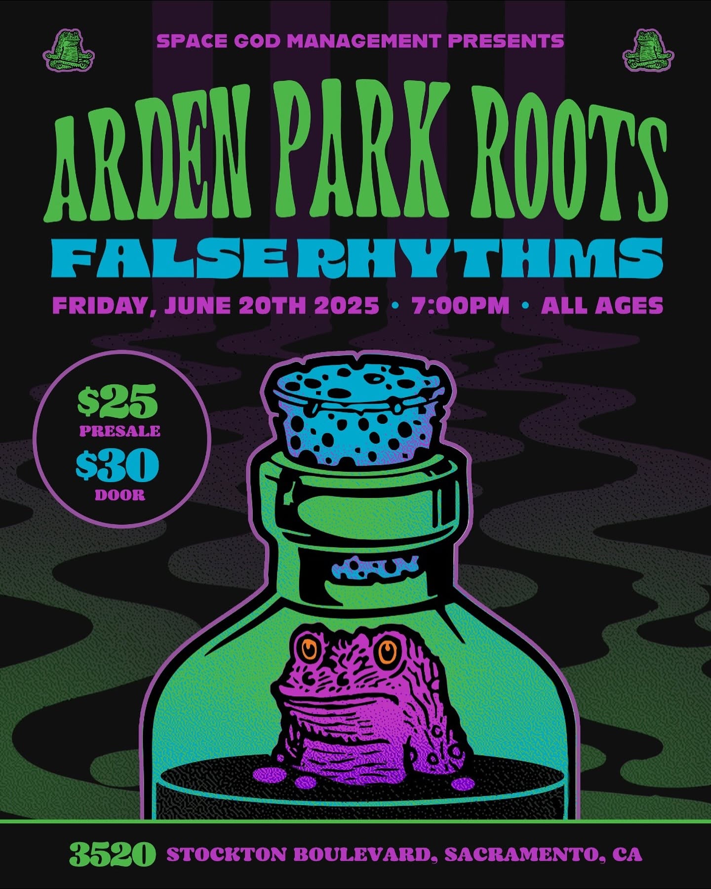 Arden Park Roots show flyer